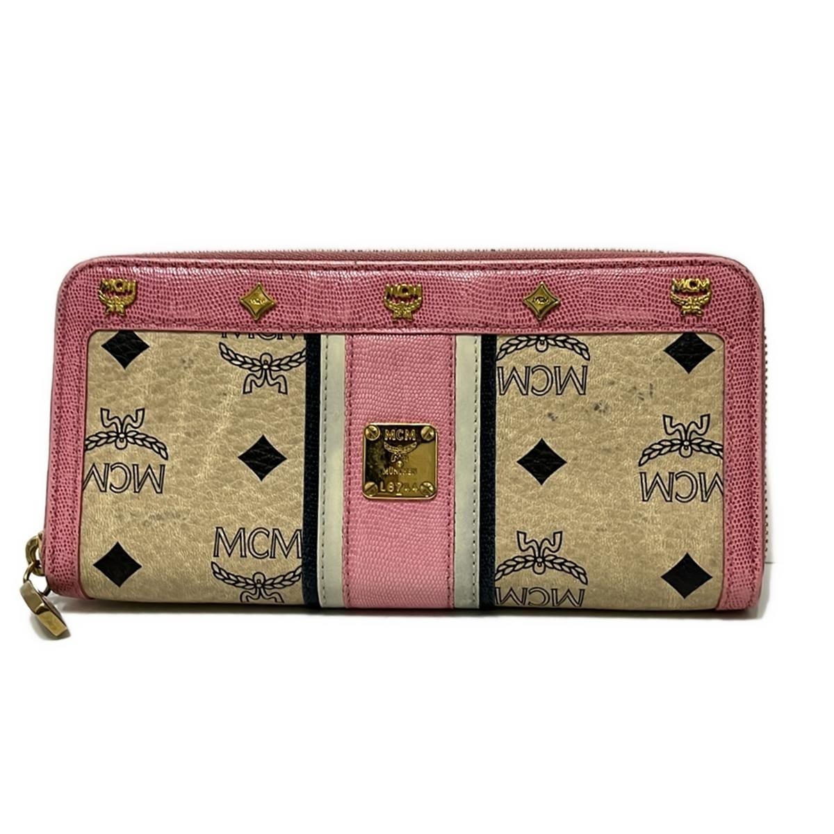 楽天市場】MCM 財布 中古(カラーピンク)(バッグ・小物 楽天市場】MCM 財布 中古(カラーピンク)(バッグ・小物