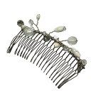 【中古】colette malouf(コレットマルーフ) アクセサリー ヘアコーム シルバー×グレー×白(4)