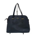 【中古】Kate spade(ケイトスペード) ハンドバッグ 黒×ゴールド レザー(4)