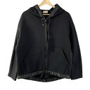 【中古】MONCLER(モンクレール) MAGLIA CARDIGAN パーカー 長袖/ジップアップ 黒
