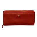 【中古】COLE HAAN(コールハーン) 長財布 レッド レザー