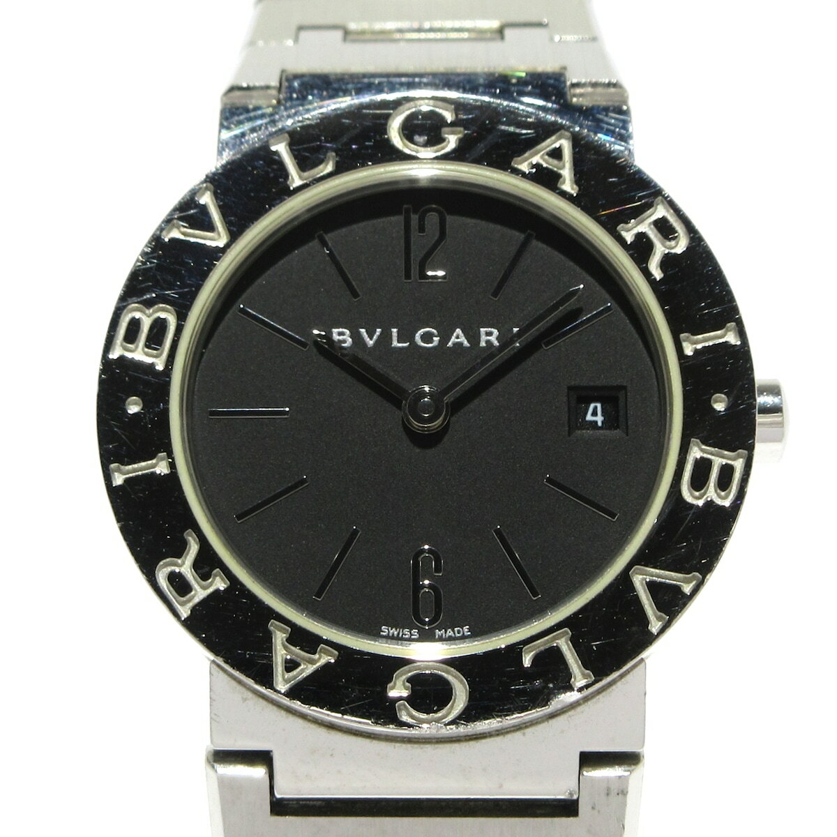 BVLGARI ブラックレザー 腕時計 楽天市場】ブルガリ BVLGARI 腕時計 時計 ステンレススチール