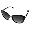 【中古】BVLGARI(ブルガリ) サングラス 黒×白×ゴールド(4)