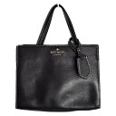 【中古】Kate spade(ケイトスペード) トートバッグ ミニバッグ 黒 レザー