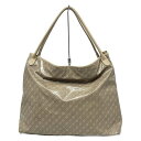 【中古】GHERARDINI(ゲラルディーニ) ショルダーバッグ ベージュ レザー