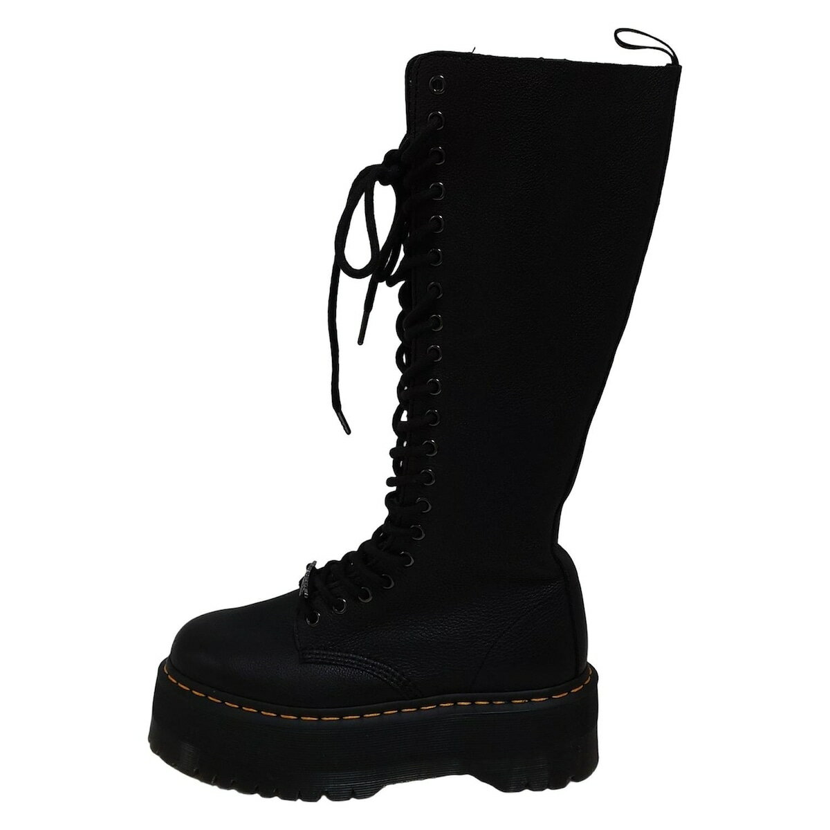 【中古】Dr.Martens(ドクターマーチン) ロングブーツ Dr.Martens × DOLLS KILL/レースアップ 黒 レザーのサムネイル
