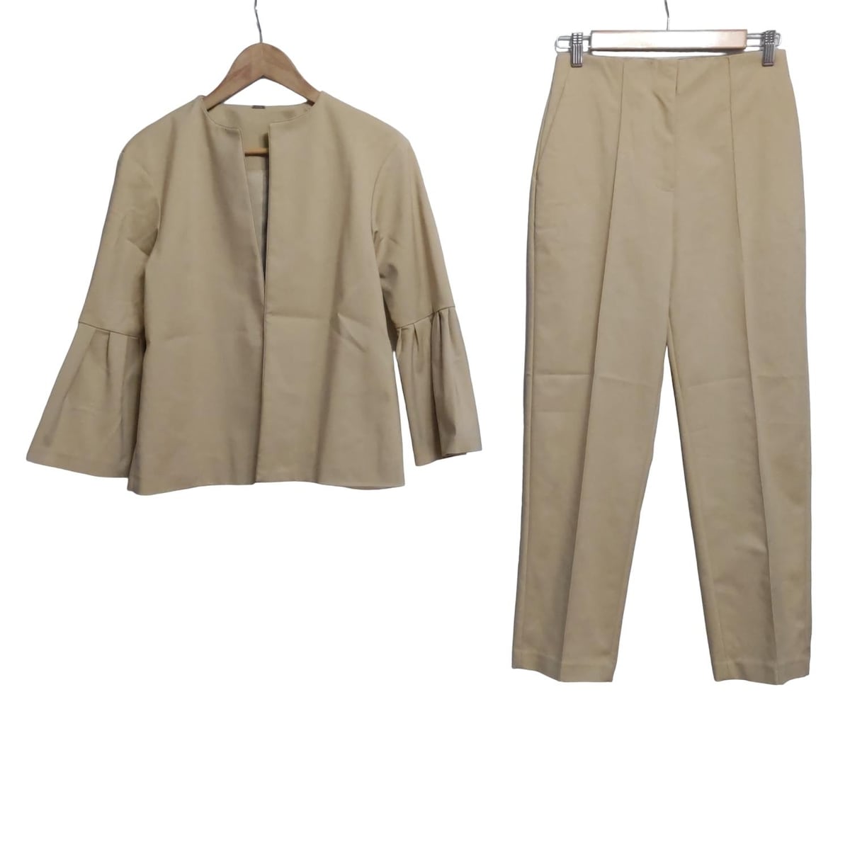 【中古】Mila Owen(ミラオーウェン) レディースパンツセットアップ ベージュ