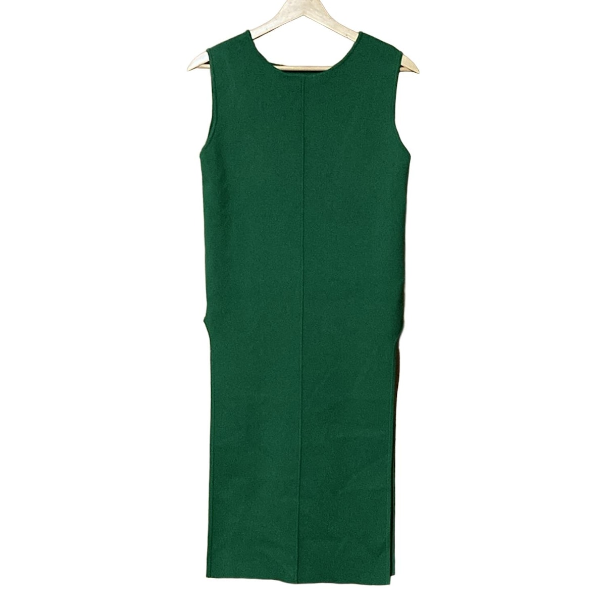 【中古】RIM.ARK(リムアーク) チュニック ノースリーブ グリーン