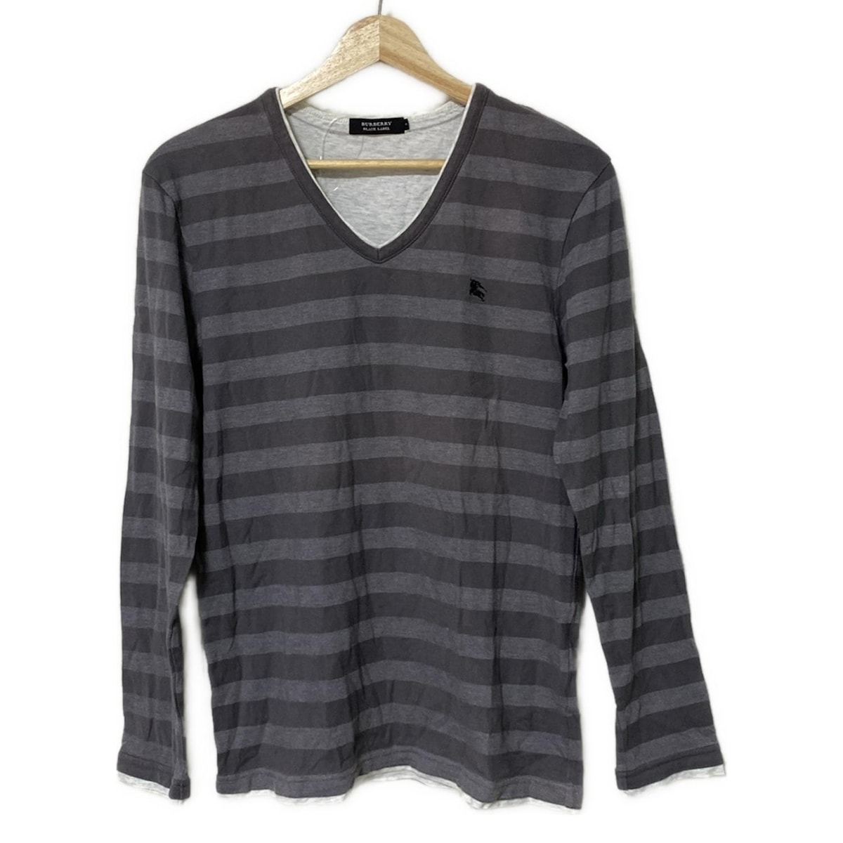 šBurberry Black Label(СХ꡼֥å졼٥) ĹµT Vͥå/ܡ 졼ߥ졼