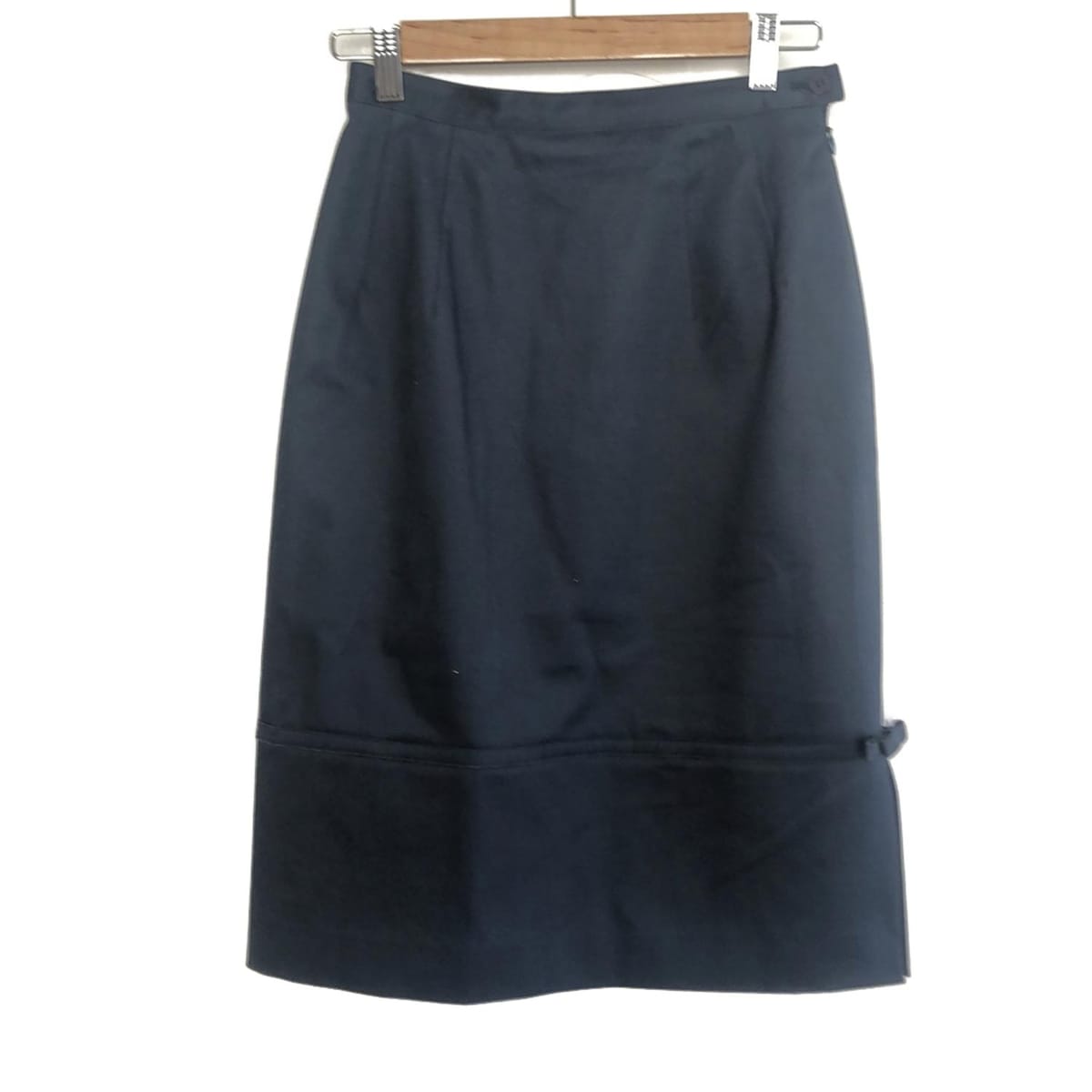 【中古】FRANCO FERRARO(フランコフェラーロ) スカート ひざ丈 ブルーグリーン