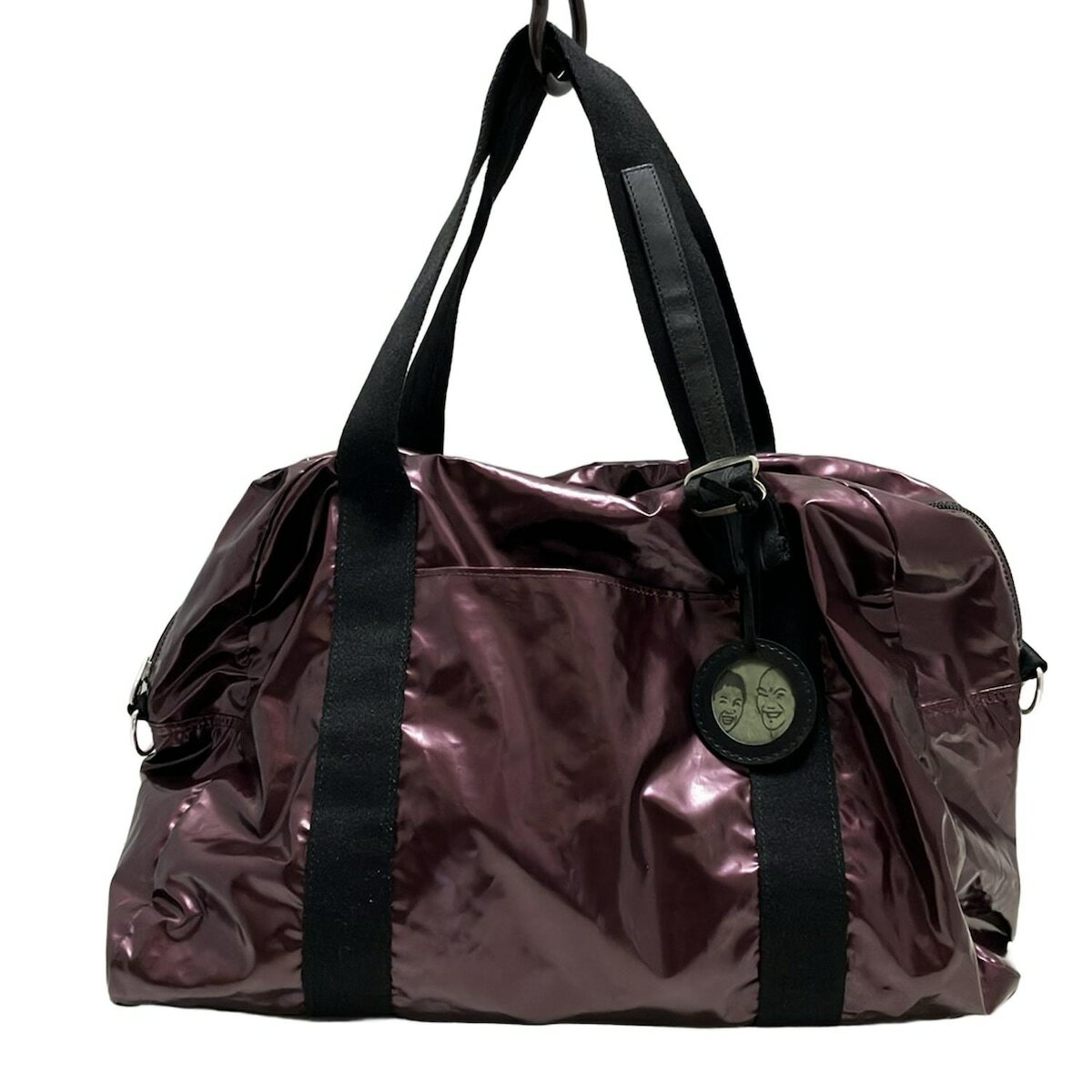 【中古】jack gomme(ジャックゴム) ハンドバッグ パープル