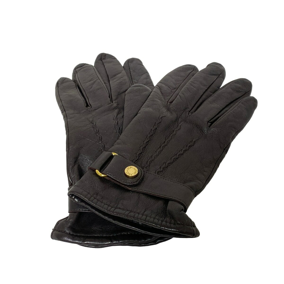 【中古】RalphLauren(ラルフローレン) 手袋 ダークブラウン レザー