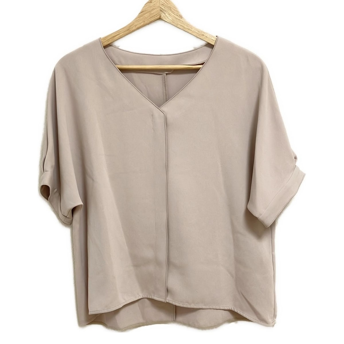 【中古】NOBLE(ノーブル) 半袖カットソー ベージュ(4)