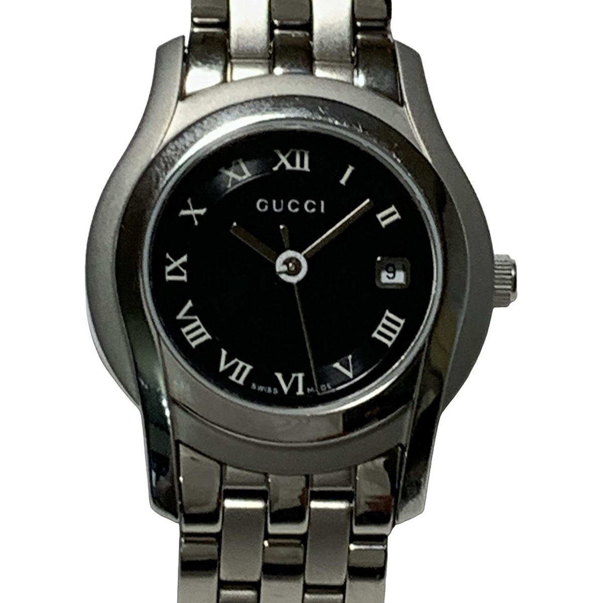 【中古】GUCCI(グッチ) 腕時計 黒