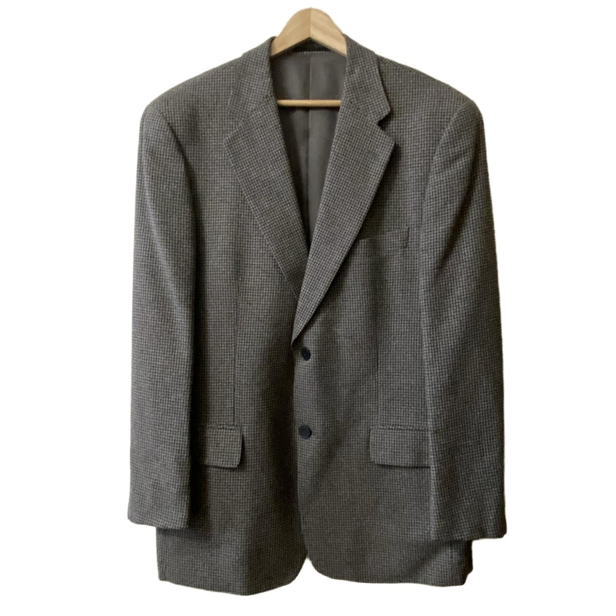 【中古】CalvinKlein(カルバンクライン) ジャケット 長袖/イニシャル刻印/春/秋 グレー