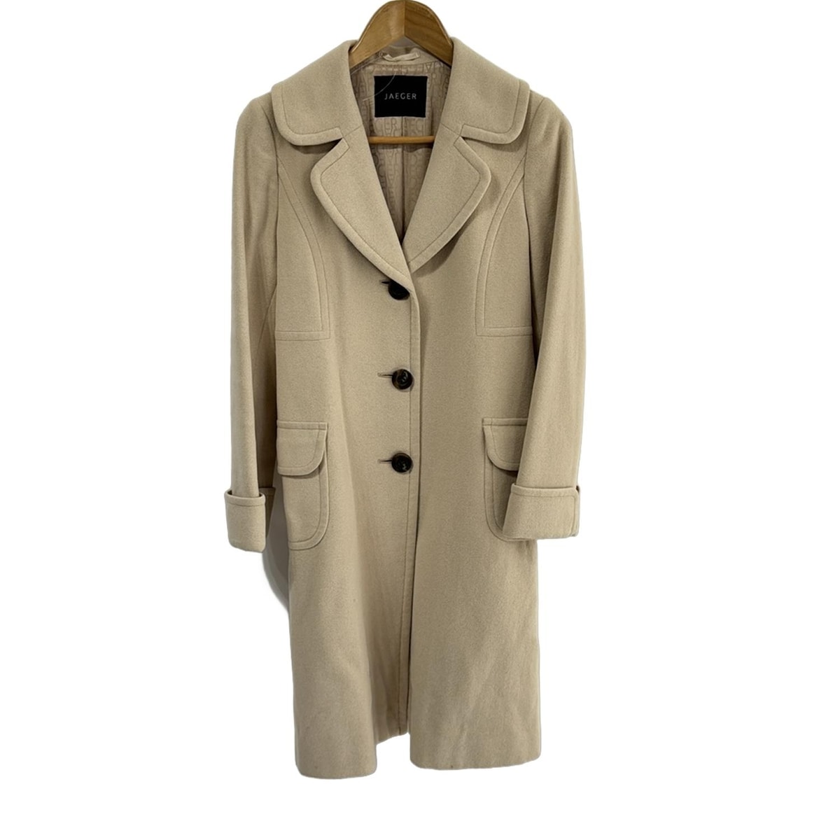 jaegerイエガー　カシミア100%コート 楽天市場】JAEGER コートの通販