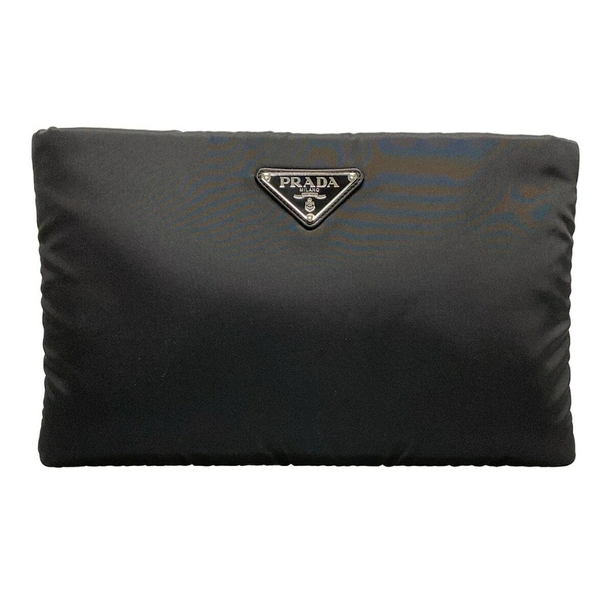 【新着】【中古】PRADA(プラダ) クラッチバッグ 黒