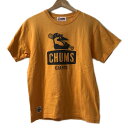 【中古】CHUMS(チャムス) 半袖Tシャツ クルーネック オレンジ