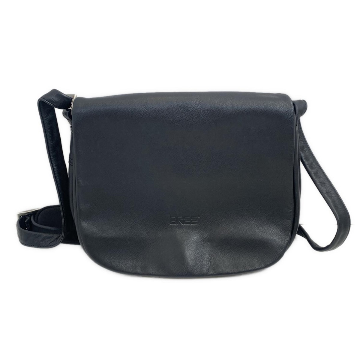 【中古】BREE(ブリー) ショルダーバッグ 黒 レザー