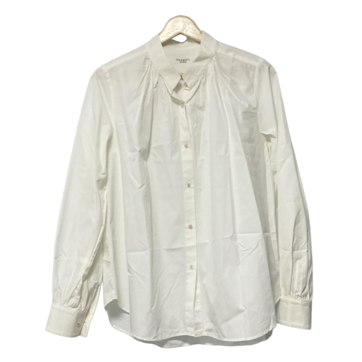 【中古】VERMEIL par iena(ヴェルメイユ パー イエナ) 長袖シャツブラウス 白(4)