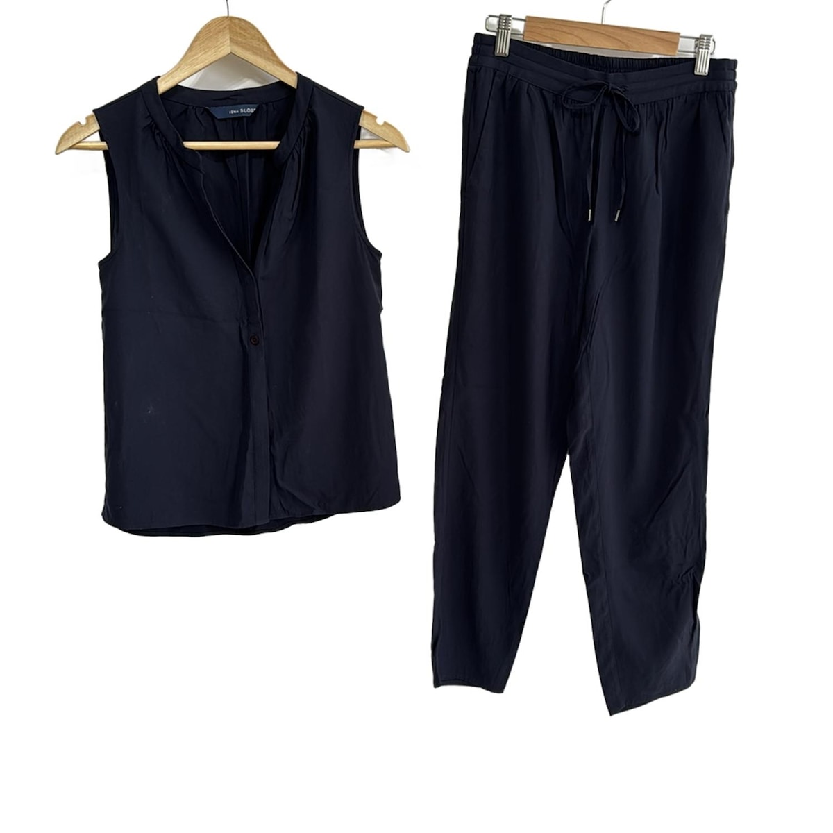 【中古】SLOBE IENA(スローブイエナ) レディースパンツセットアップ 黒