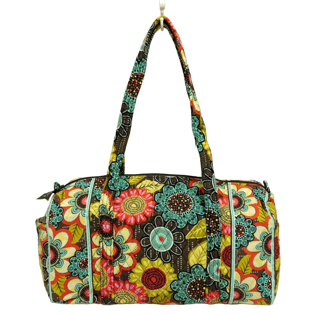 【中古】Vera Bradley(ベラブラッドリー) ボストンバッグ 花柄/キルティング/本体ロックなし イエロー×..