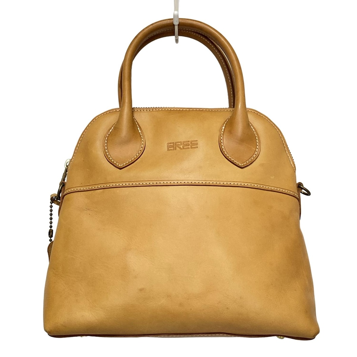 【中古】BREE(ブリー) ハンドバッグ Classic/キーフック付き ブラウン レザー