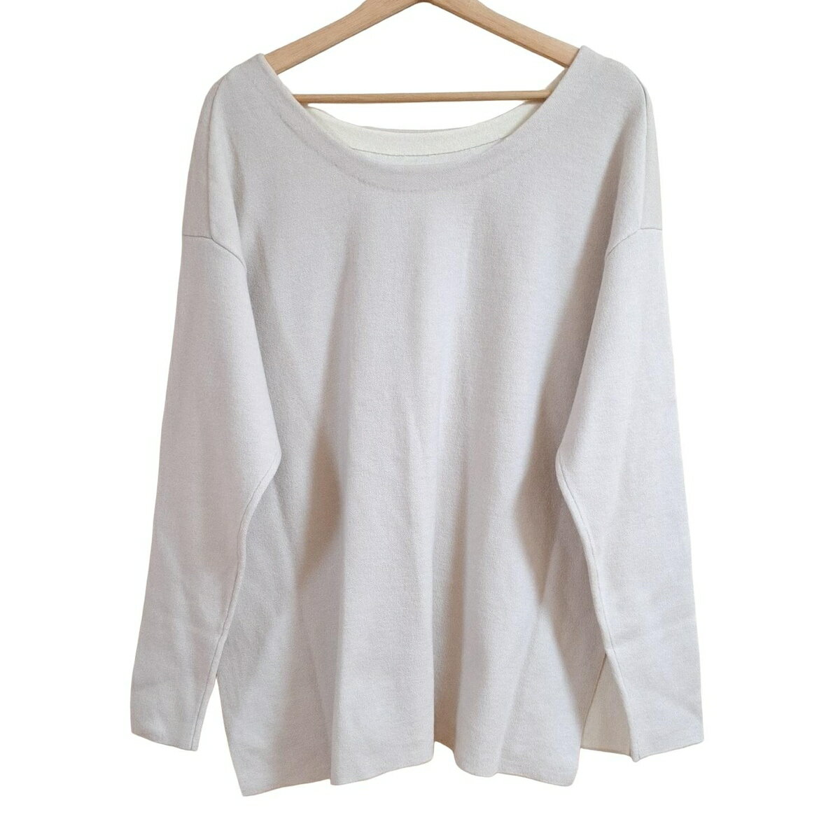 【中古】Chaos(カオス) 長袖セーター クルーネック ベージュ