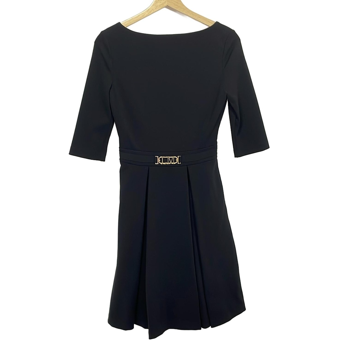 【中古】LOVE MOSCHINO(ラブモスキーノ) ワンピース クルーネック/半袖/ロング ダークネイビー