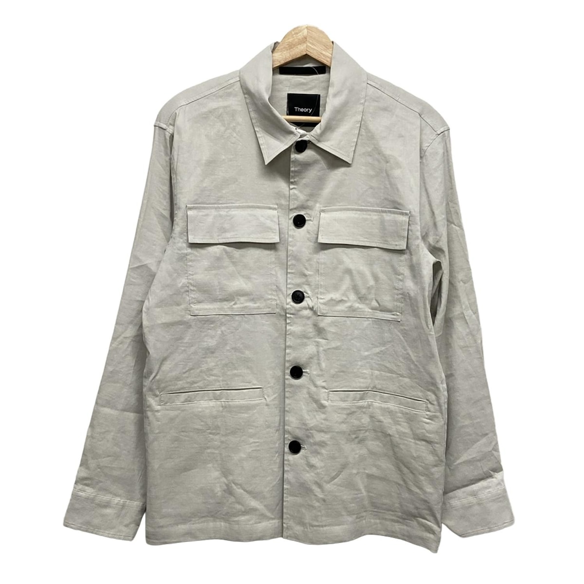 【中古】theory(セオリー) ジャケット 長袖/オールシーズン ライトグレー