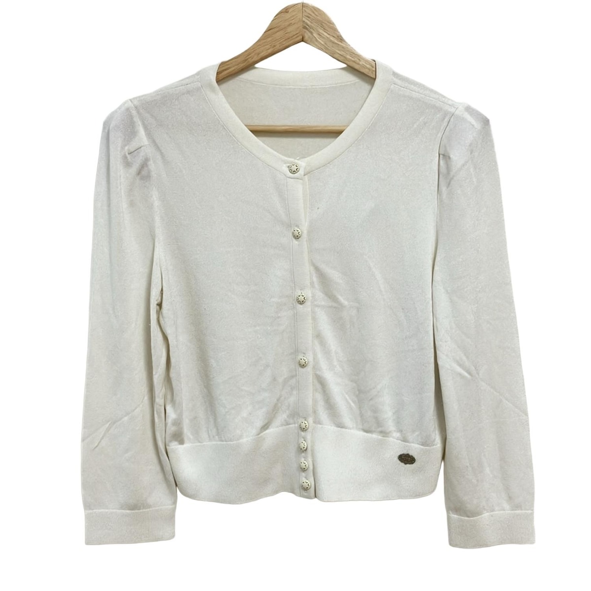 【中古】FOXEY NEW YORK(フォクシーニューヨーク) カーディガン 長袖 白