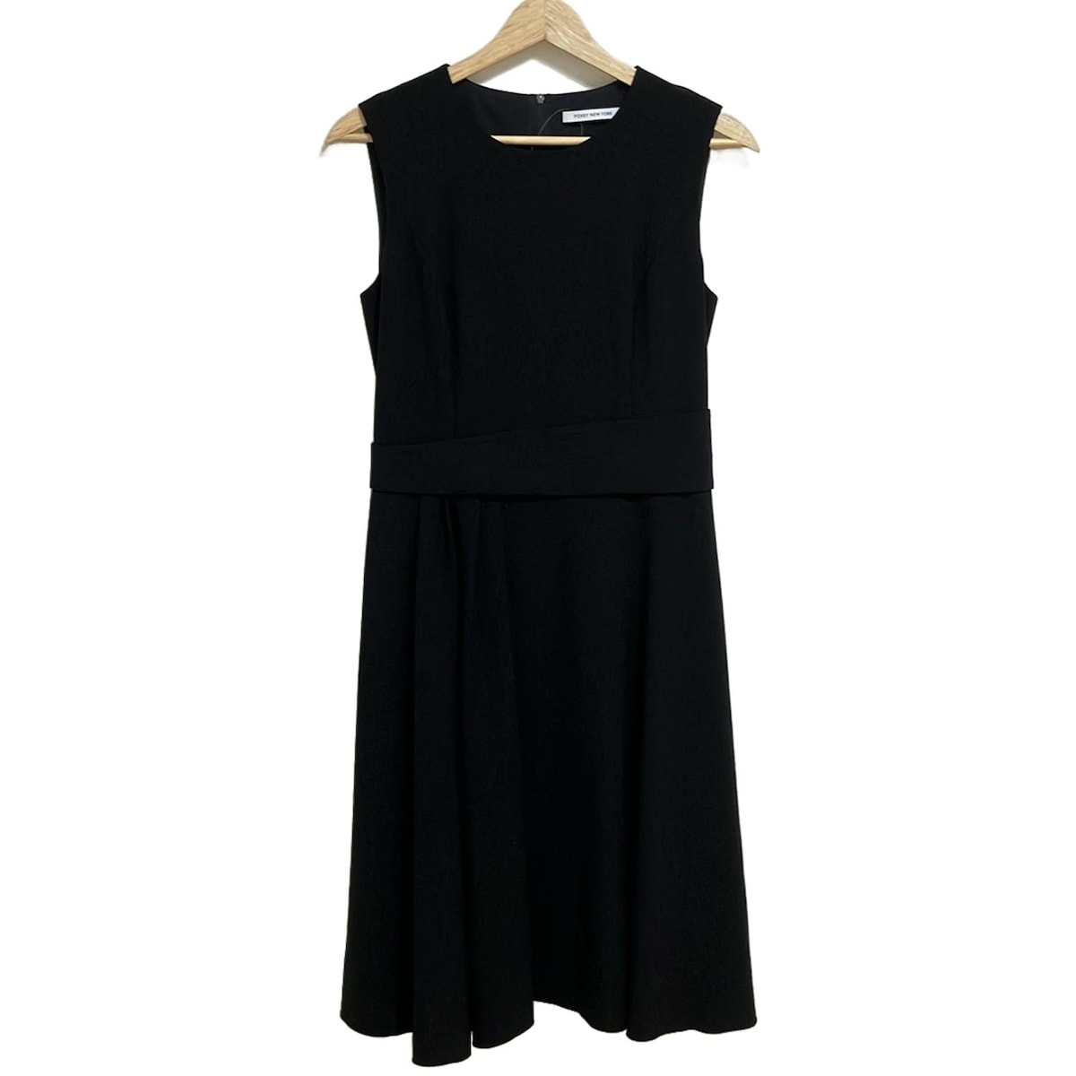 【中古】FOXEY NEW YORK(フォクシーニューヨーク) ワンピース クルーネック/ノースリーブ/ロング 黒