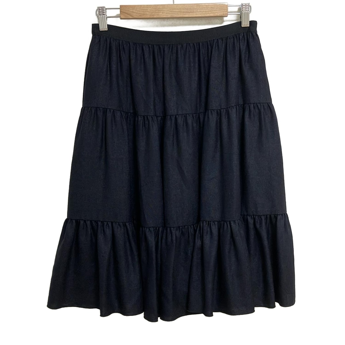 【中古】FOXEY NEW YORK(フォクシーニューヨーク) スカート ひざ丈 黒