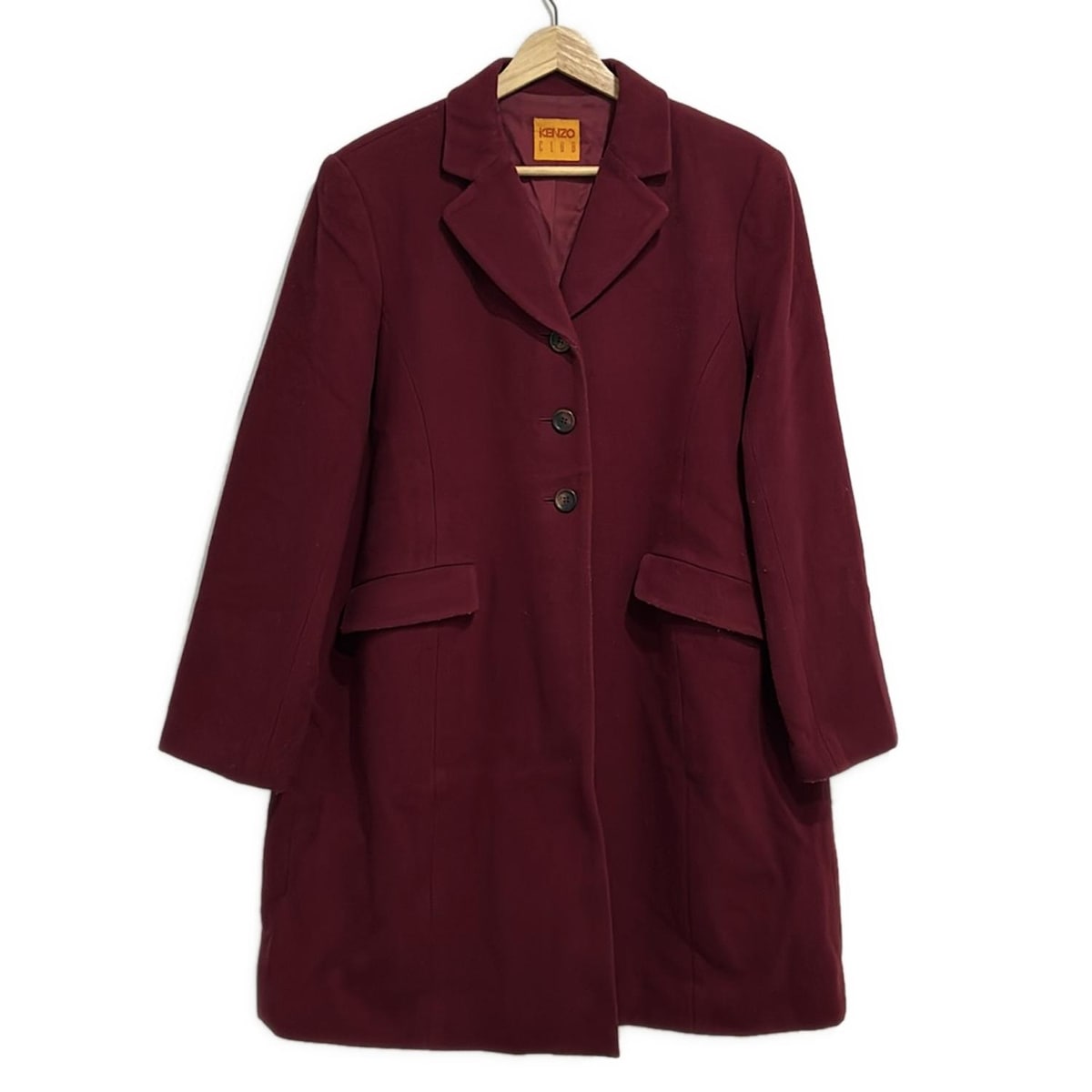 【中古】KENZO(ケンゾー) コート 長袖/冬 ボルドー(4)