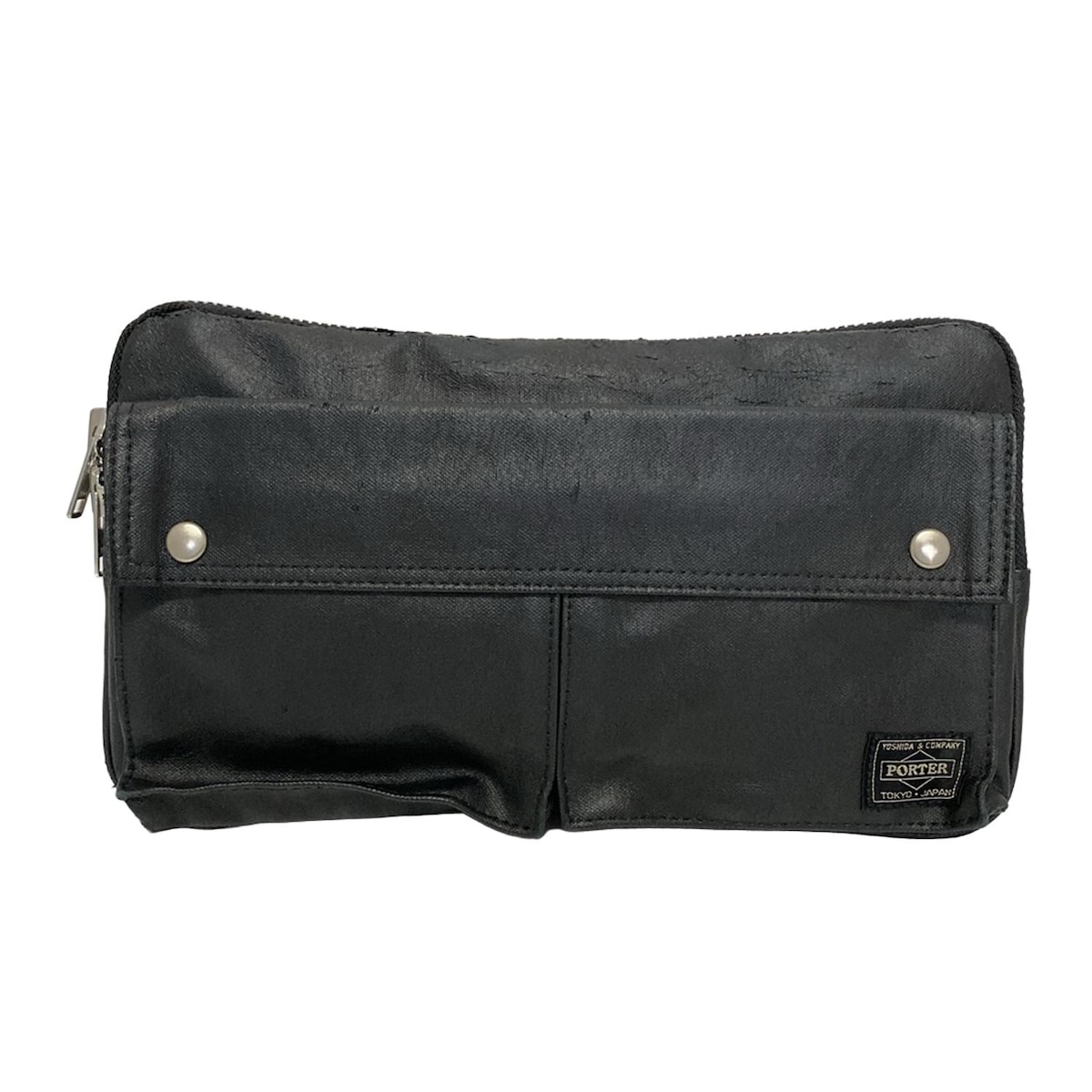 【中古】PORTER/吉田(ポーター) ウエストポーチ 黒