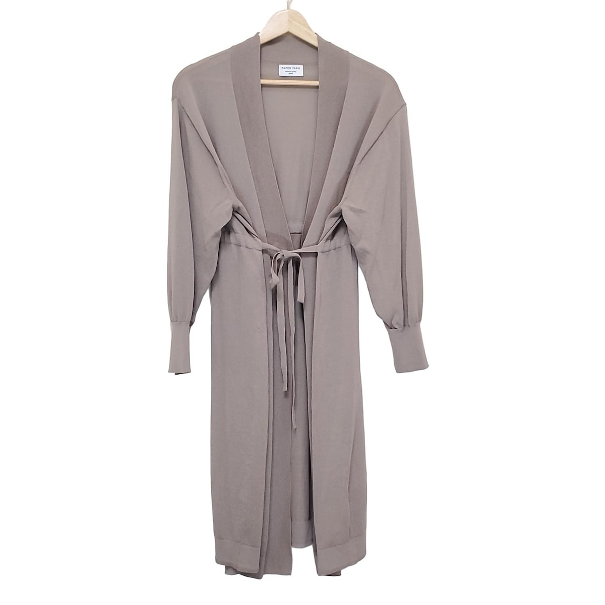 【中古】SHIPS(シップス) カーディガン PAPER YARN ベージュ