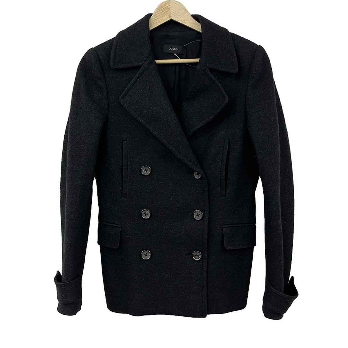 【中古】JOSEPH(ジョセフ) Pコート 長袖/冬 黒(4)