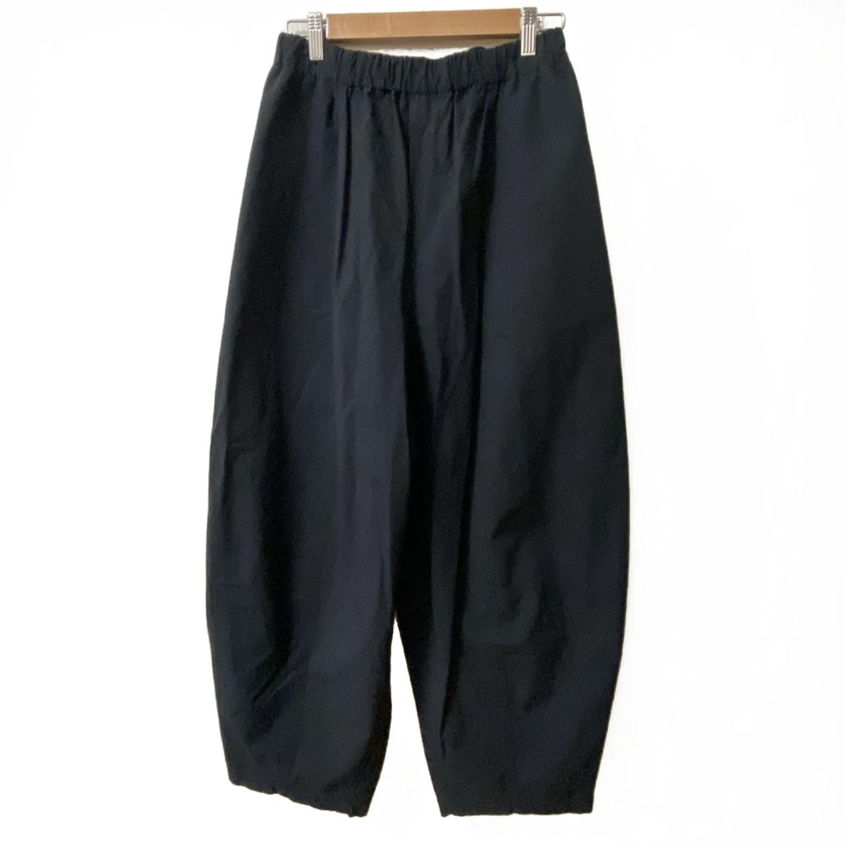 【中古】Curensology(カレンソロジー) パンツ フルレングス/ウエストゴム 黒