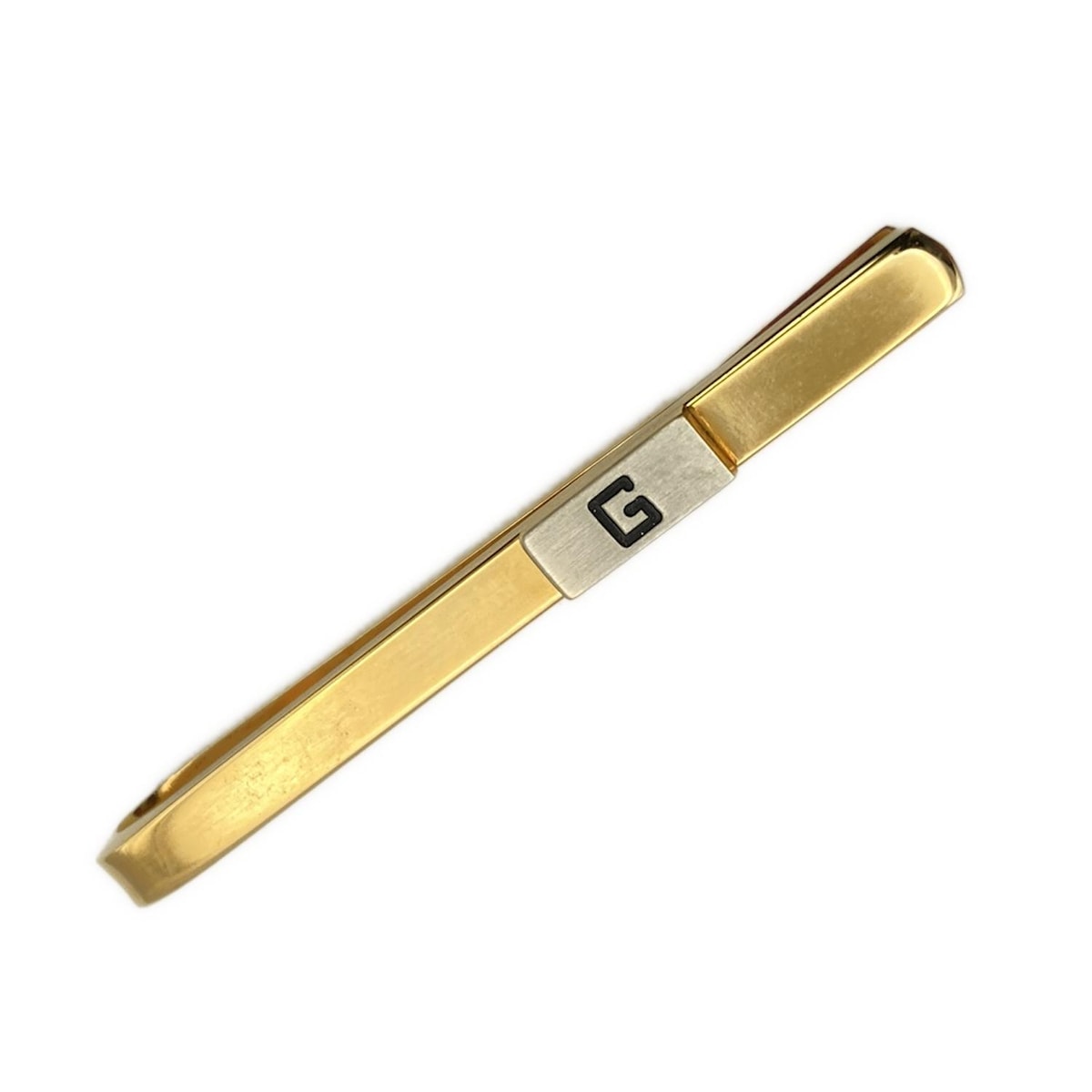 【中古】GIVENCHY(ジバンシー) ネクタイピン ゴールド×シルバー