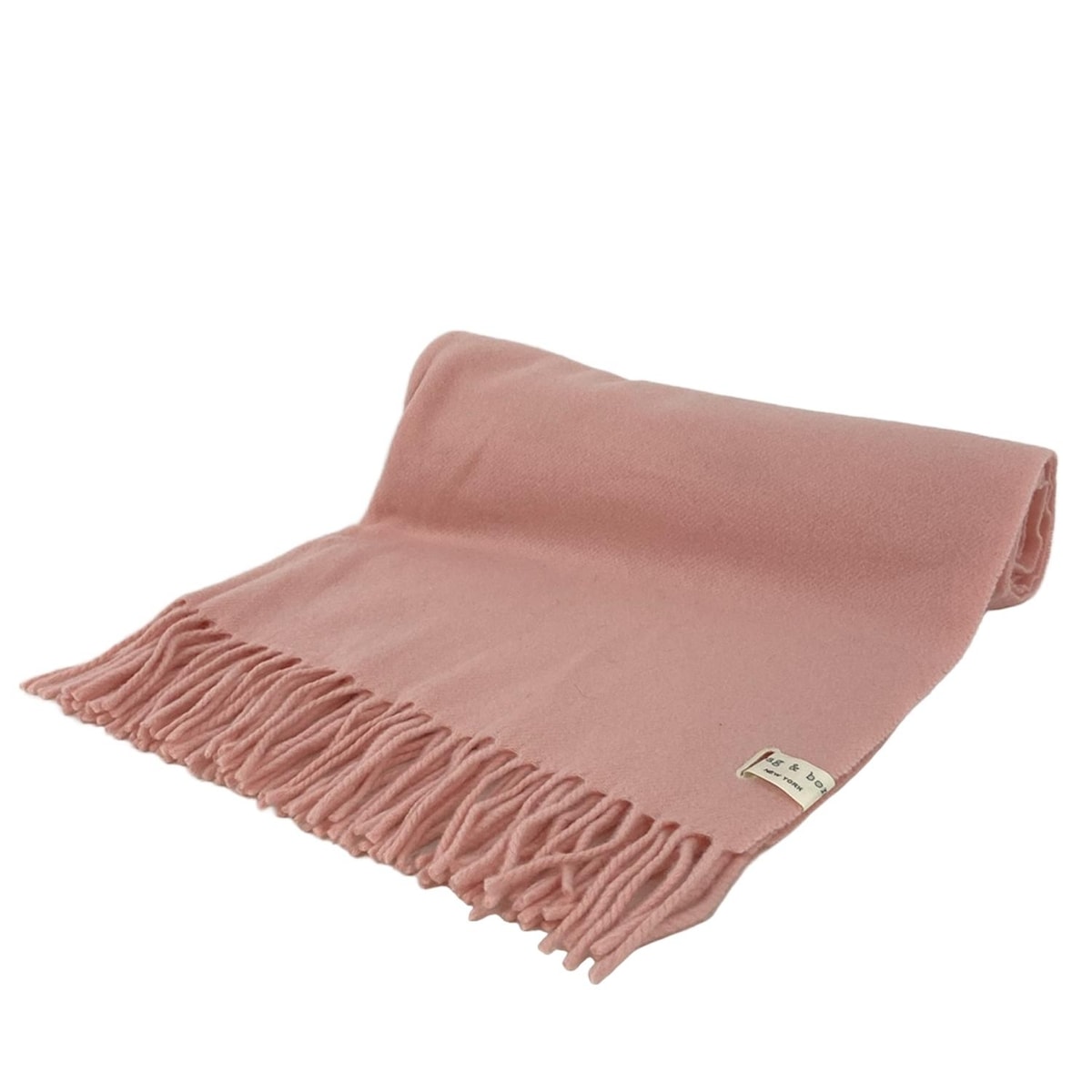 【中古】rag&bone(ラグアンドボーン) ストール(ショール) ライトピンク ウール