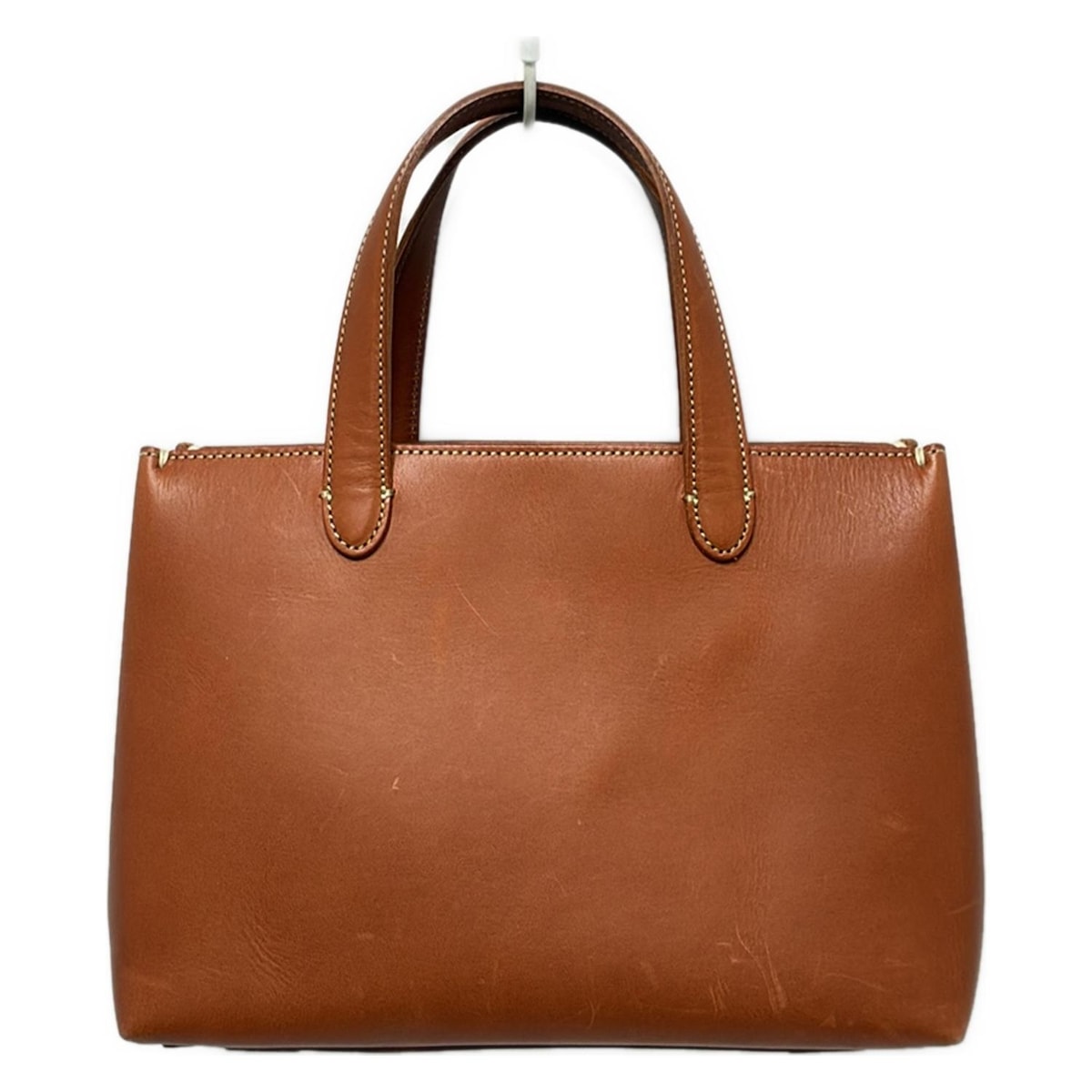 【中古】土屋鞄製造所(ツチヤカバンセイゾウショ) トートバッグ ブラウン レザー