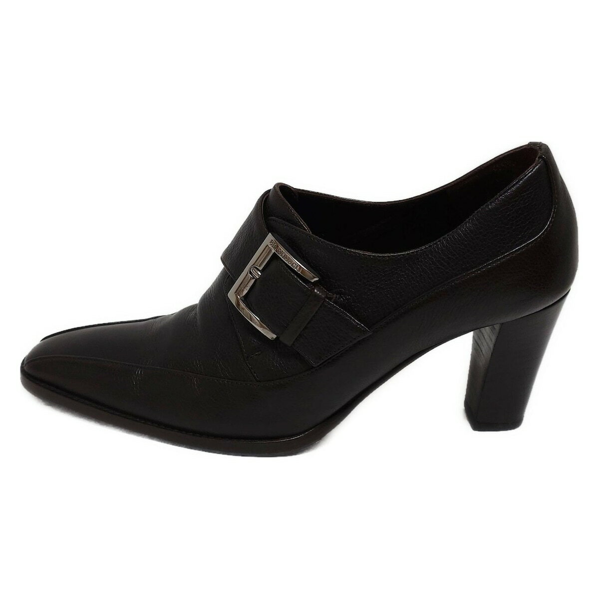 【新着】【中古】BRUNOMAGLI(ブルーノマリ) ブーティ ダークブラウン レザー