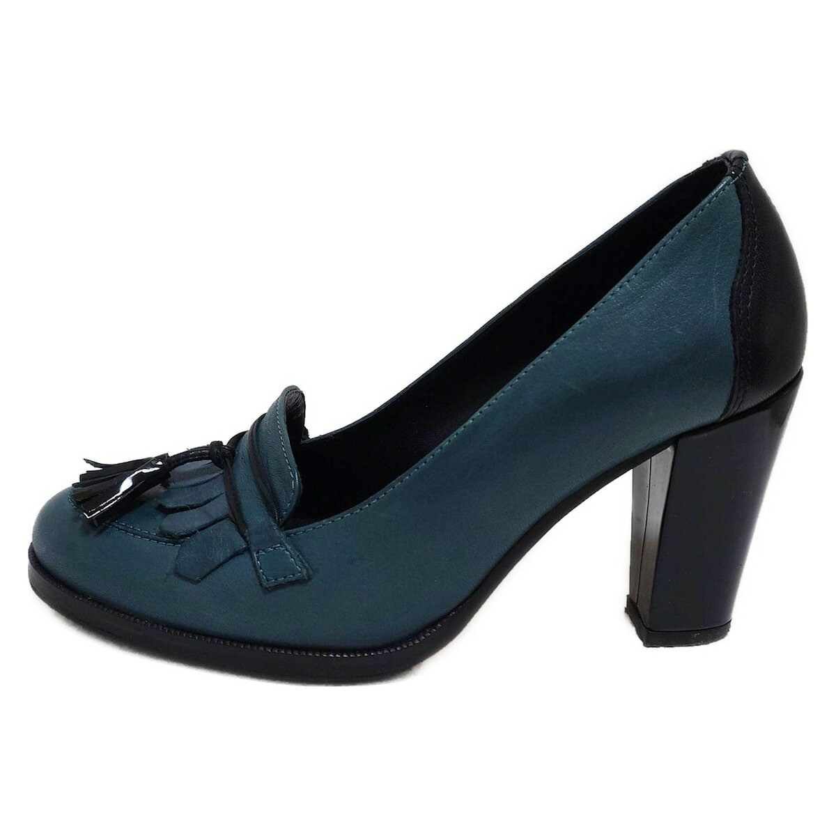 【中古】COMPTOIR DES COTONNIERS(コントワーデコトニエ) パンプス フリンジ/タッセル/アウトソール張..