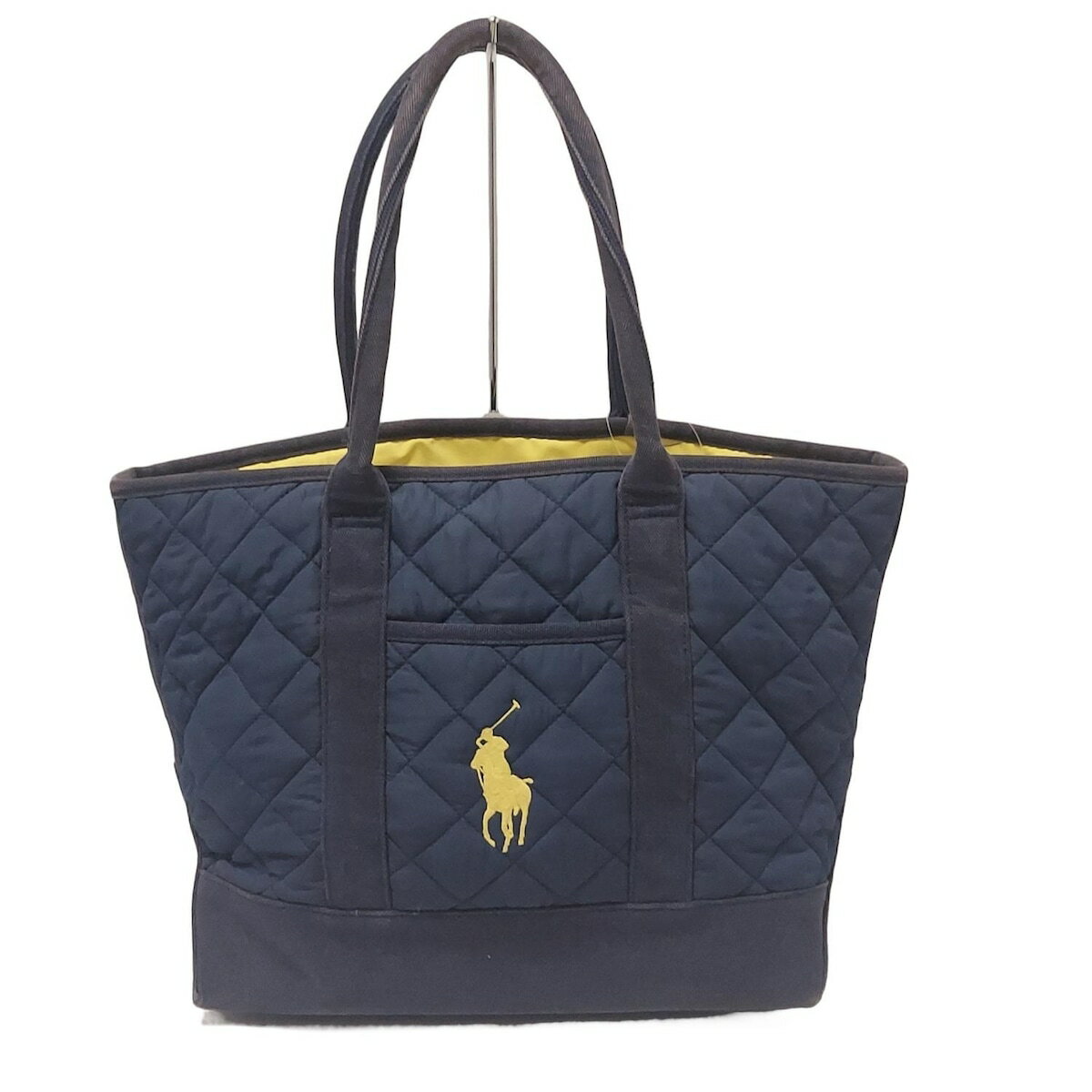 【中古】RalphLauren(ラルフローレン) トートバッグ キルティング ネイビー