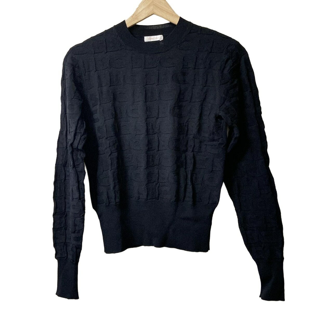 【中古】SEE BY CHLOE(シーバイクロエ) 長袖セーター クルーネック 黒