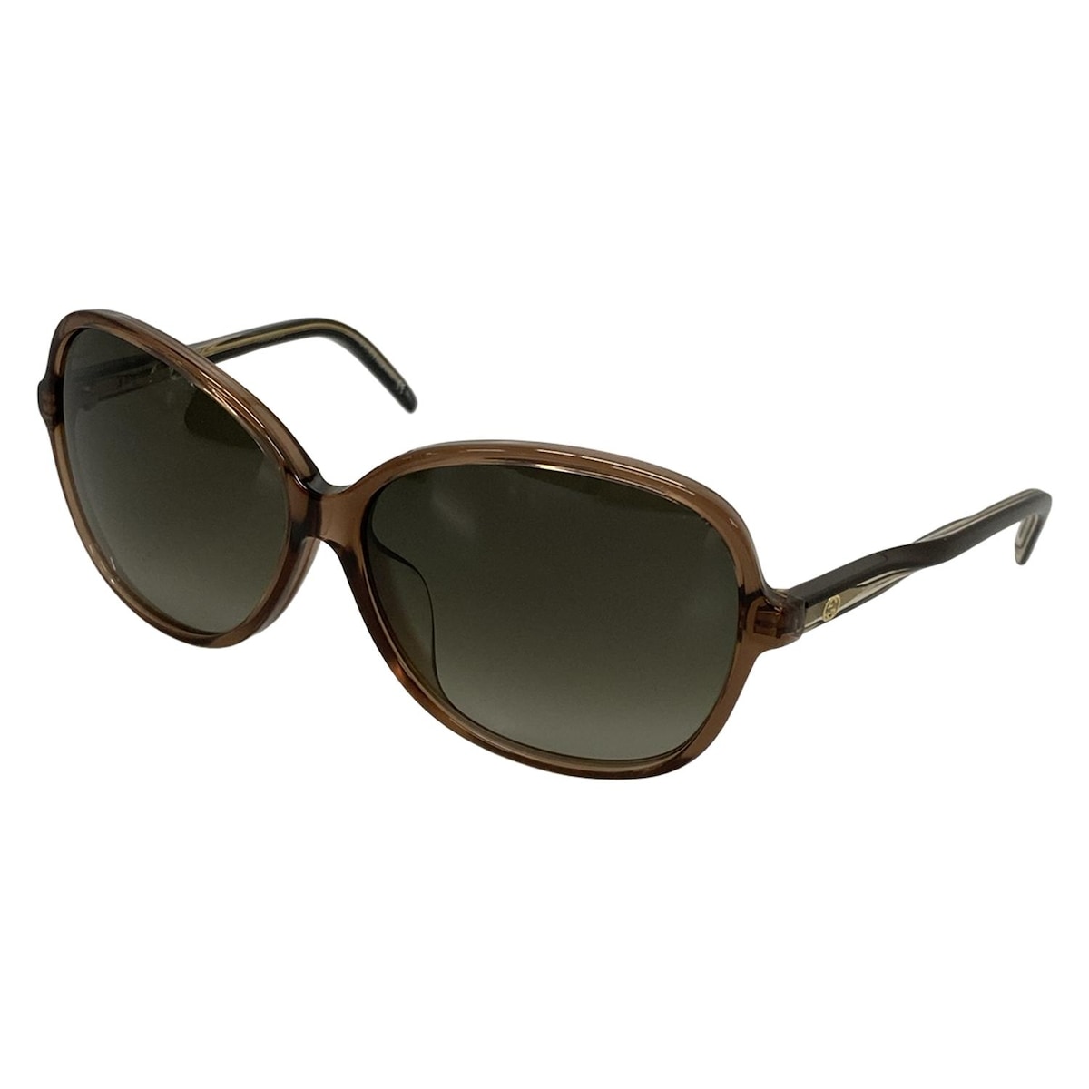 【中古】GUCCI(グッチ) サングラス ダークブラウン×ブラウン×ゴ...(4)