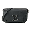【中古】LOUIS VUITTON(ルイヴィトン) ビュシNM ショルダーバッグ ノワール レザー、牛革