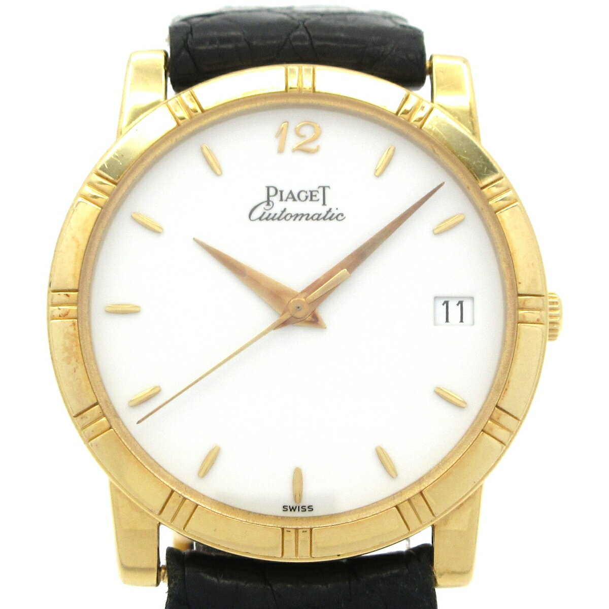 【中古】PIAGET(ピアジェ) ダンサー 腕時計 Dバックル 白