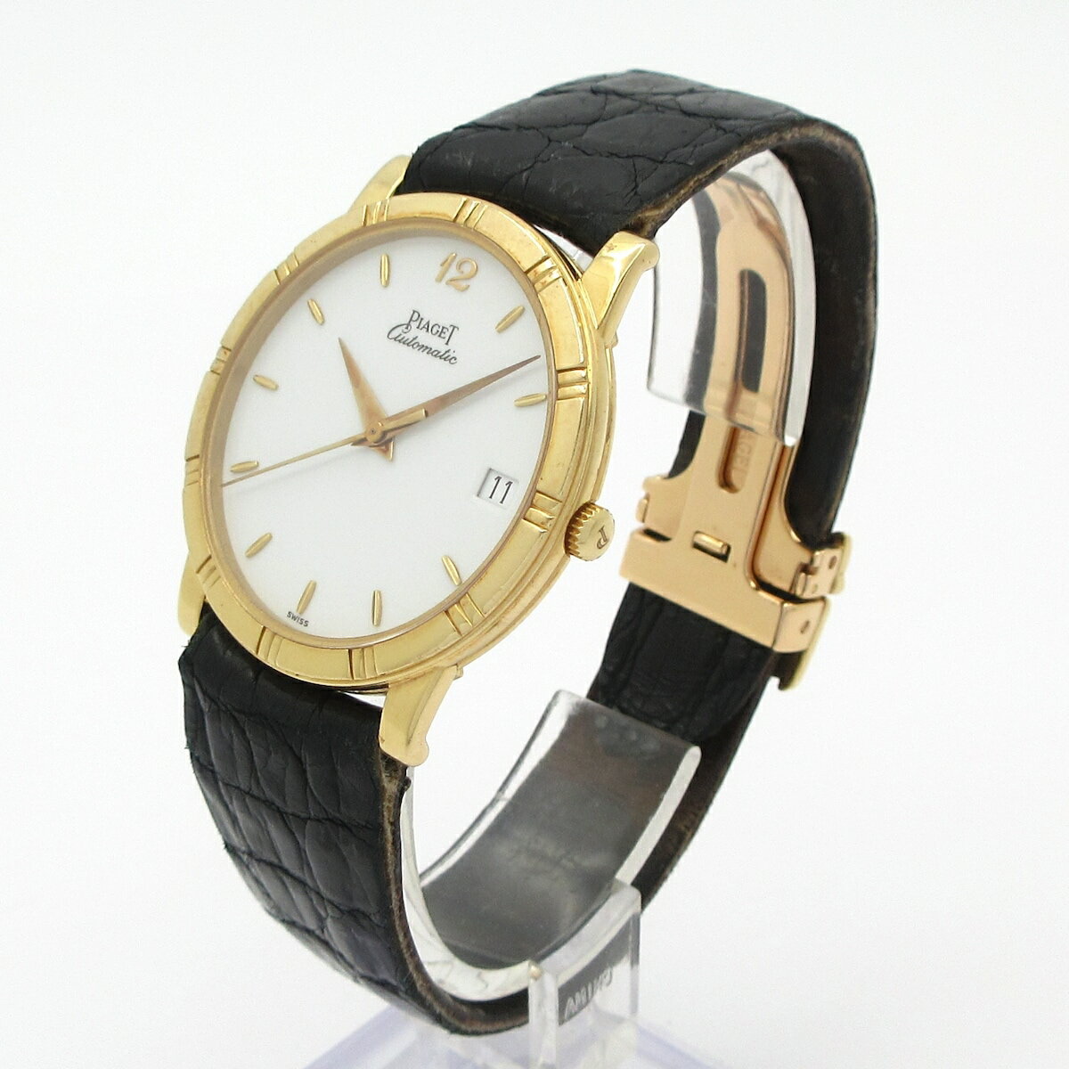 【中古】PIAGET(ピアジェ) ダンサー 腕時計 Dバックル 白