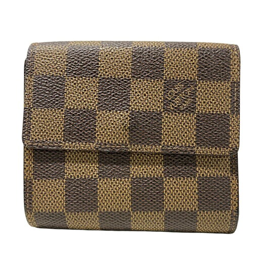 【中古】LOUIS VUITTON(ルイヴィトン) ポルト モネ・ビエ カルト クレディ Wホック財布 エベヌ 【中古】LOUIS VUITTON(ルイヴィトン) ポルト モネ・ビエ カルト クレディ Wホック財布 エベヌ